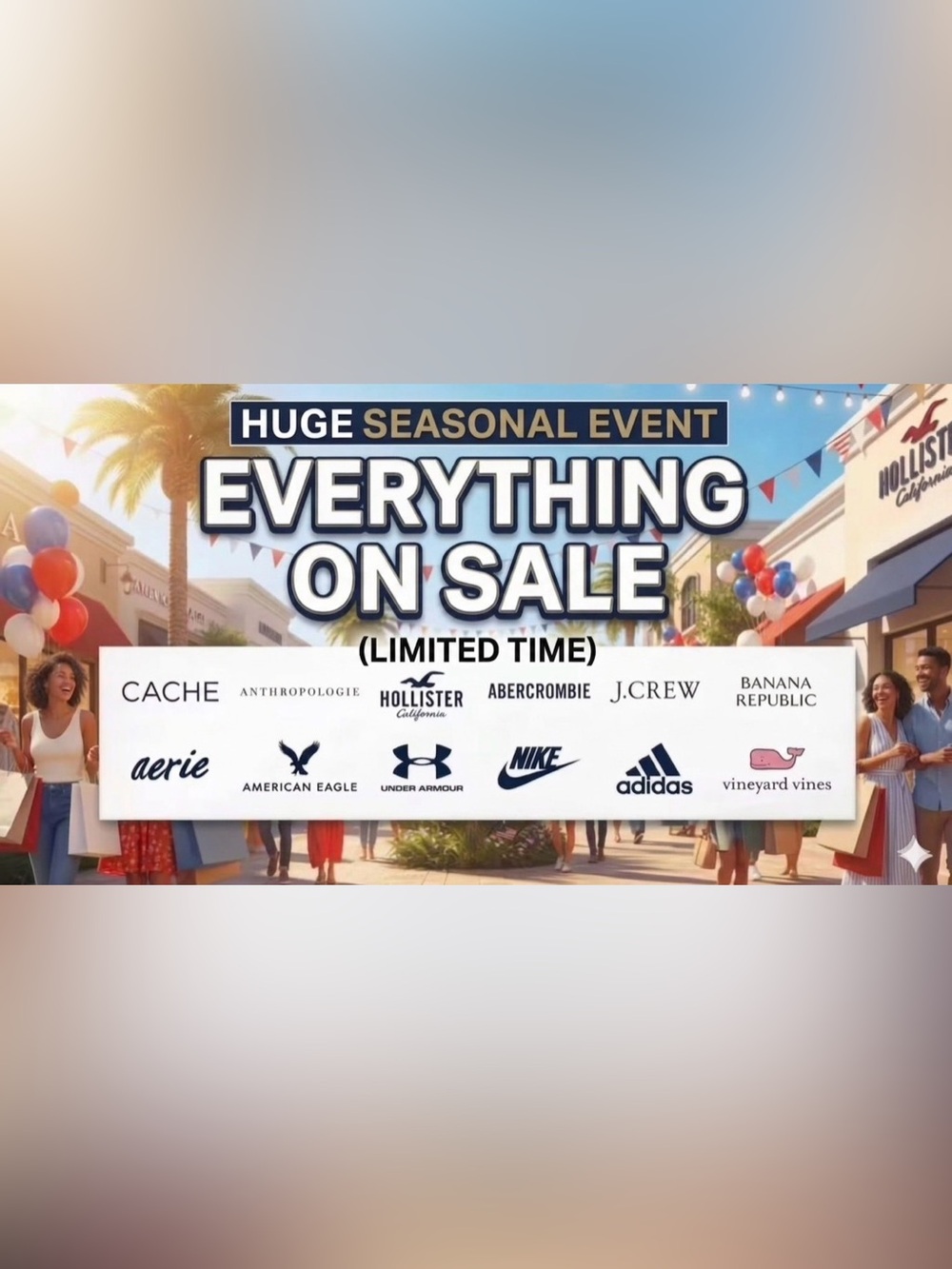 Everything on sale for Labor Day!